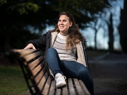 Luisa Rus, en el Parque del Olivo de Coslada (Madrid), el pasado 10 de enero.