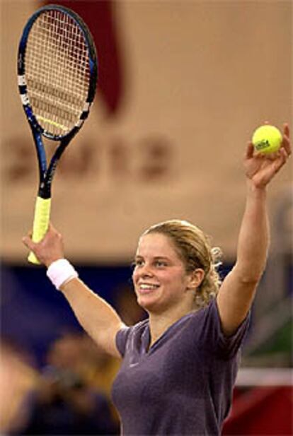 La jugadora belga Kim Clijsters