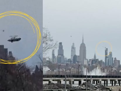 Reconstrucción visual del accidente de helicóptero en el río Hudson de Nueva York