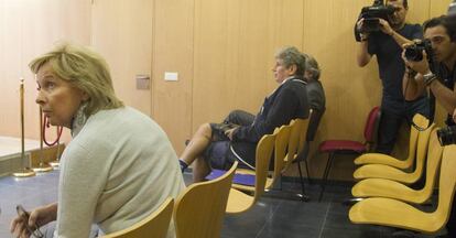 Liliane Dahlmann, durante el juicio en 2015 en Sanlúcar de Barrameda.