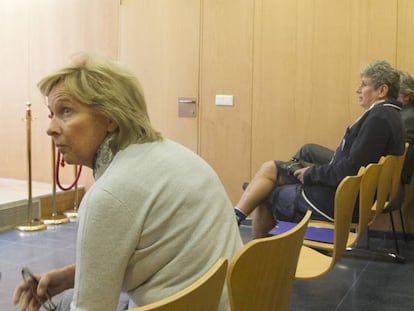 Liliane Dahlmann, durante el juicio en 2015 en Sanlúcar de Barrameda.