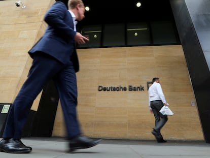 Oficina de Deutsche Bank en Londres.