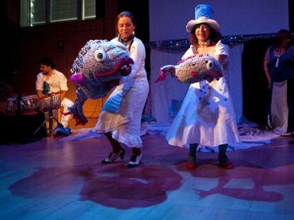 Una escena de la obra Flamenco Kids en Quillolandia.