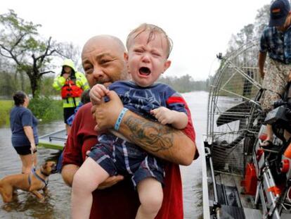 Inundaciones en Carolina del Norte originadas por el huracán Florence.
