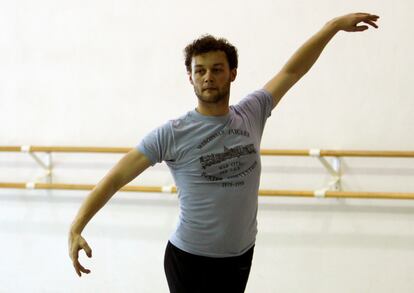 Liam Scarlett durante unos ensayos con el Miami City Ballet, en 2012.