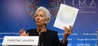 La directora gdel Fondo Monetario Internacional (FMI), Christine Lagarde