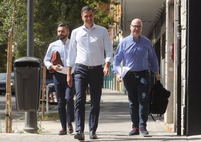 El presidente del Gobierno en funciones, Pedro Sánchez, este martes en Madrid.