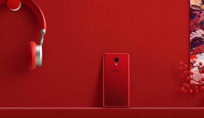 Meizu M5c de color rojo