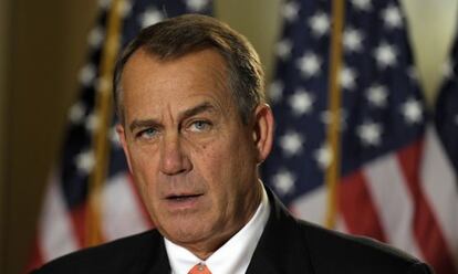 El presidente de la Cámara de Rerpresentantes, el republicano John Boehner.