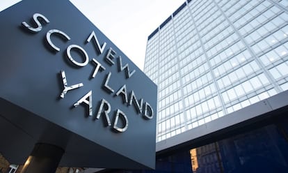 La sede en el centro de Londres de Scotland Yard, que ha reabierto el caso de una red de pederastia de hace 30 a&ntilde;os