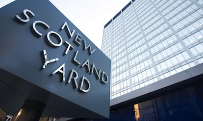 La sede en el centro de Londres de Scotland Yard, que ha reabierto el caso de una red de pederastia de hace 30 años