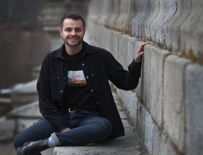 German Sanchez, conocido como Ger, creador de contenidos en redes sociales, en Madrid Río.