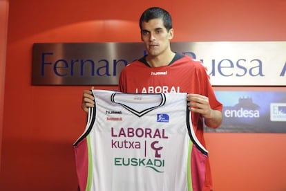 Leo Mainoldi, en su presentación en Vitoria.