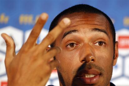 Thierry Henry, durante una rueda de prensa.