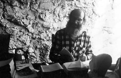 Alexandre Grothendieck, fotografiado en 1979, en Les Aumettes (Mormoiron).