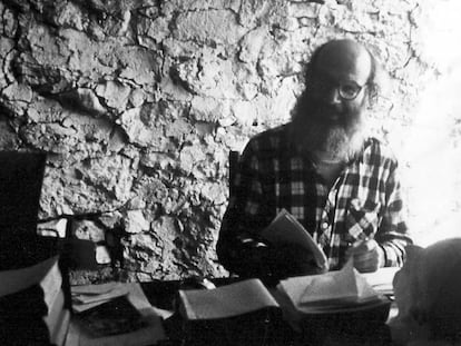 Alexandre Grothendieck, fotografiado en 1979, en Les Aumettes (Mormoiron).