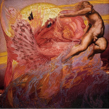 'La tarde, del Poema del Atlántico', de Néstor Martín-Fernández de la Torre (1917-1918).