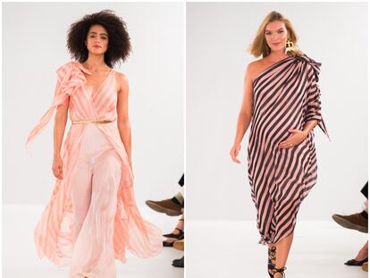 Arizona Muse desfila embarazada para Temperley London