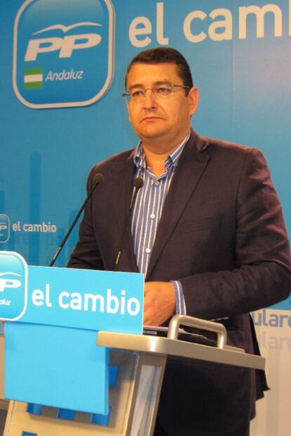 Antonio Sanz, secretario general del PP andaluz.