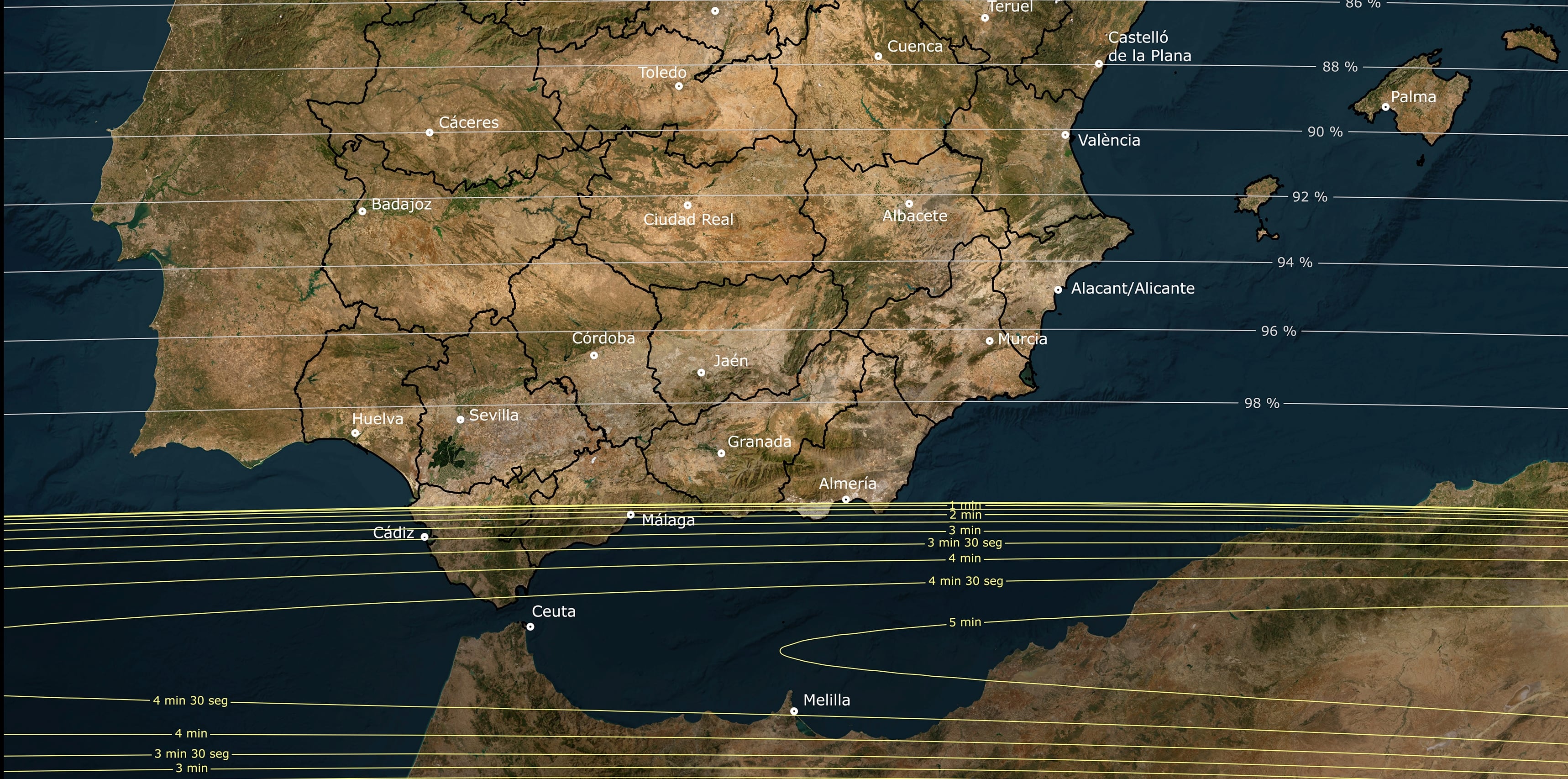 ¿Te has perdido este eclipse? En 2027, el próximo le toca al sur andaluz, Ceuta y Melilla
