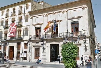 El edificio del Ayuntamiento de Sueca (Valencia).