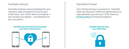 Algunas de las medidas de seguridad para nuestros datos que promete TeenSafe