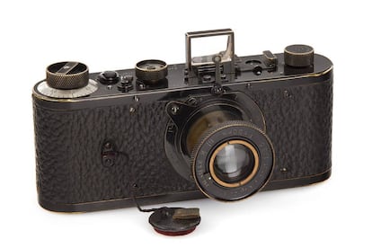 La c&aacute;mara fotogr&aacute;fica Leica de 1923 subastada por 2,4 millones. 