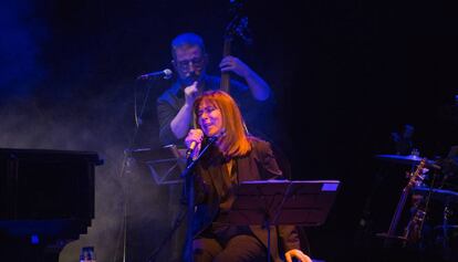 Maria del Mar Bonet en el concierto en els LLu&iuml;sos d&#039;Horta.