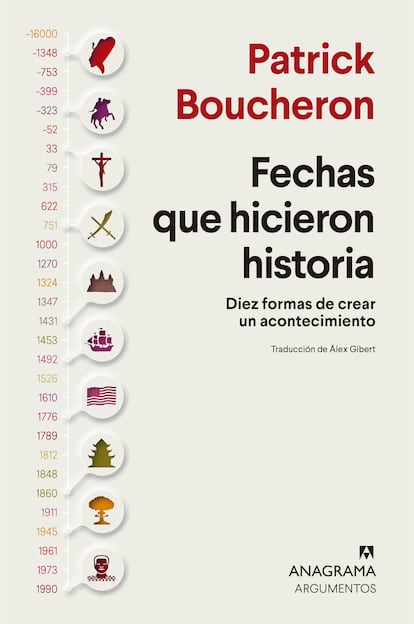 Fechas que hicieron historia de Patrick Boucheron. Anagrama.