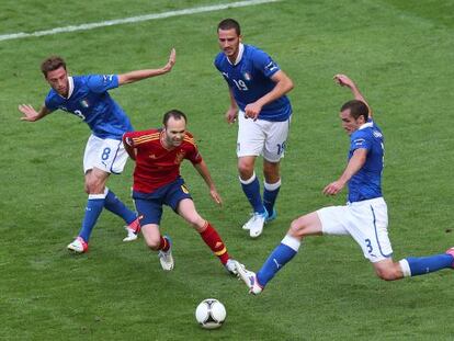 España e Italia se juegan el título de campeón de la Eurocopa