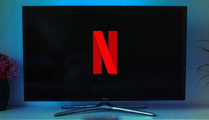 Logo Netflix en una Smart TV