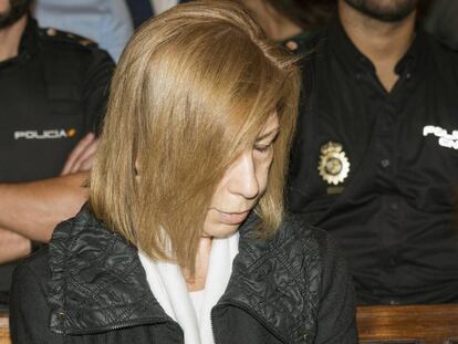 La expresidenta del Parlamento de Baleares, Maria Antònia Munar, durante el juicio.