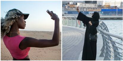 Selfies sin fronteras culturales...