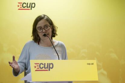 La diputada de la CUP, Eulàlia Reguant, en una foto de archivo.