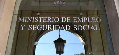 Fachada del Ministerio de Empleo y Seguridad Social, del que depende la Inspecci&oacute;n de Trabajo.