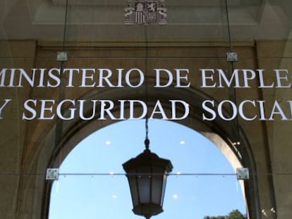 Fachada del Ministerio de Empleo y Seguridad Social, del que depende la Inspecci&oacute;n de Trabajo.