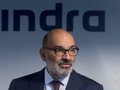 El expresidente de Indra, Fernando Abril-Martorell, en 2019.