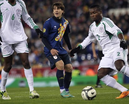 Bojan, durante el encuentro.