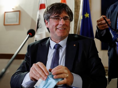 El expresidente catalán, Carles Puigdemont.