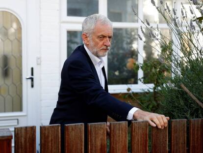 El líder del Partido Laborista, Jeremy Corbyn, este miércoles, en Londres.