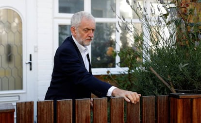 El líder del Partido Laborista, Jeremy Corbyn, este miércoles, en Londres.