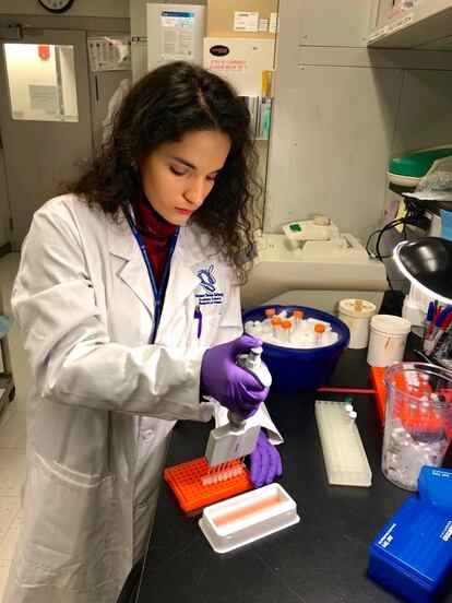 Inés Fernández Maestre, becada por la Fundación La Caixa en la escuela Gerstner-Sloan Kettering, del Memorial Sloan-Kettering Cancer Center de Nueva York