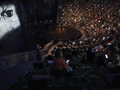 Inauguració del Festival Grec del 2020 a Barcelona.