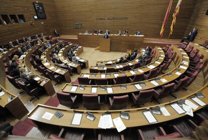Los diputados de los partidos de izquierdas no han asistido a la sesión de hoy, salvo los portavoces del PSPV y Compromís