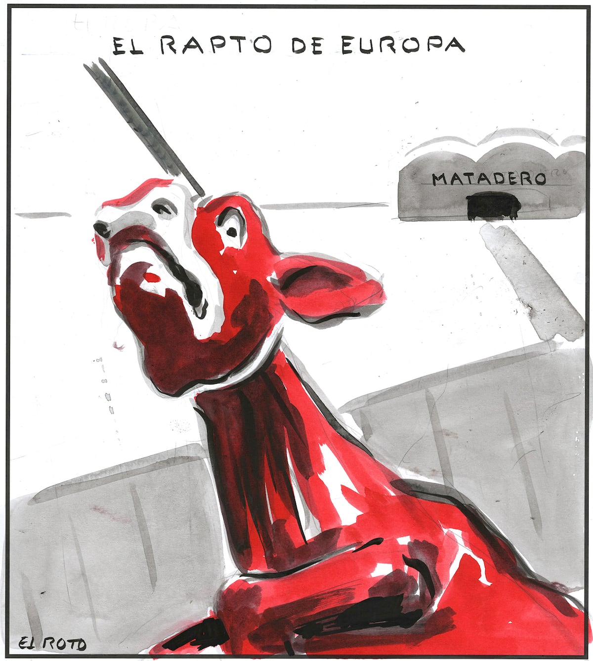 El Roto: el rapto de Europa