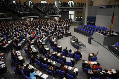 Voto en el Bundestag.