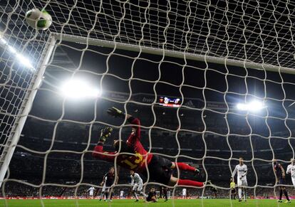 Gol del empate del Real Madrid.