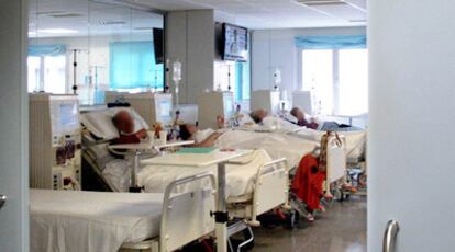 Centro de diálisis de Tarragona donde se han infectado siete pacientes de hepatitis C.