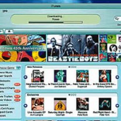 Página de iTunes en Internet