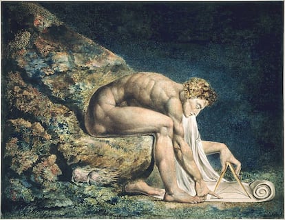 'Newton', por William Blake (1795).